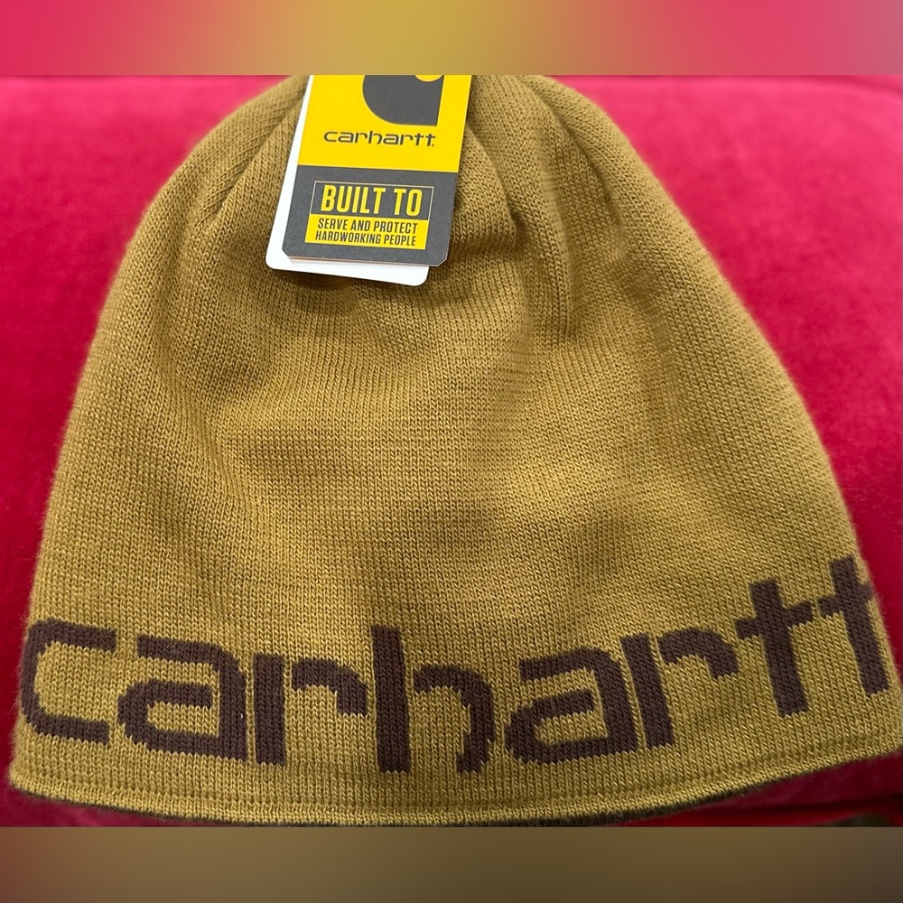 Last One: NWT Reversible Unisex Carhartt Knit Beanie